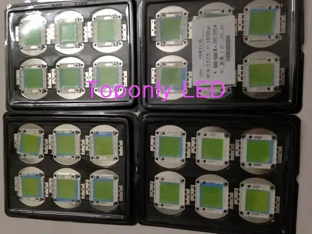 Чипы Epistar мощностью 30 Вт светодиодный модуль высокой мощности (10 тандемх 3