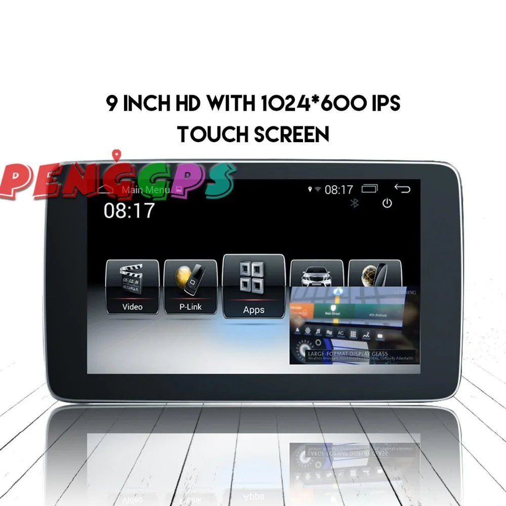 Android Car Radio Stereo GPS Headunit for Mercedes Benz C GLC V CLS 2014 2015 2016 2017 DVD Player Audio Satnav Multimedia | Автомобили и
