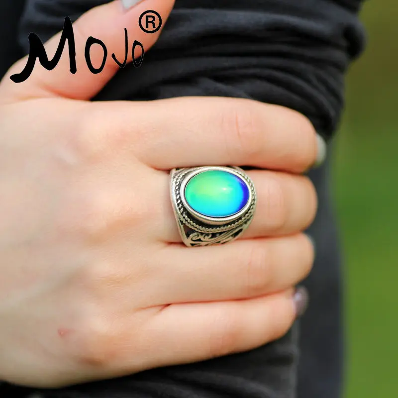 Набор колец на пальцах для мужчин и женщин Винтажные Украшения Для настроения