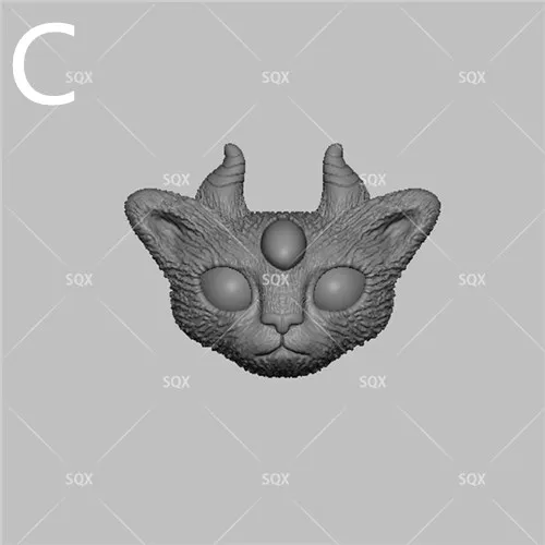 Devil Cat силиконовая форма, шоколадная форма, эпоксидная смола, штукатурка, конфеты помадка плесень, украшение торта, выпечки 1556-58