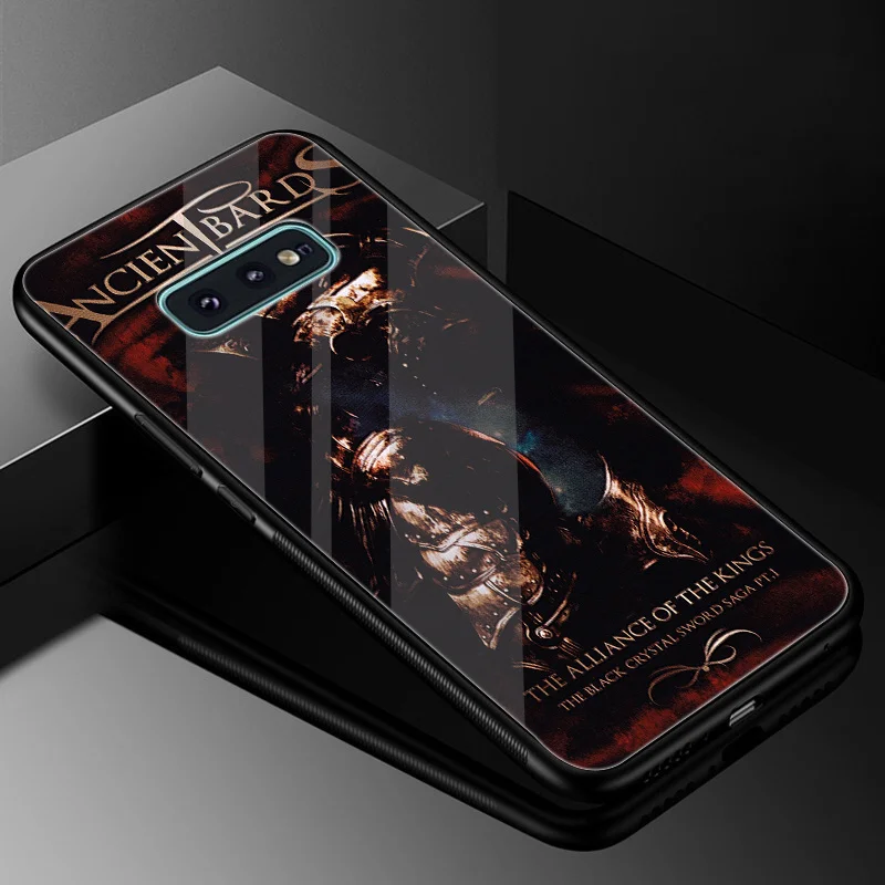 Gerleek Пистолеты N Roses ТПУ Стекло чехол для samsung Galaxy Note 8 9 S7 край S8 S9 плюс S10 Защитная