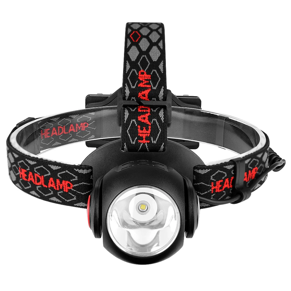 Двойной переключатель монолитный блок светодиосветодиодный налобный фонарь