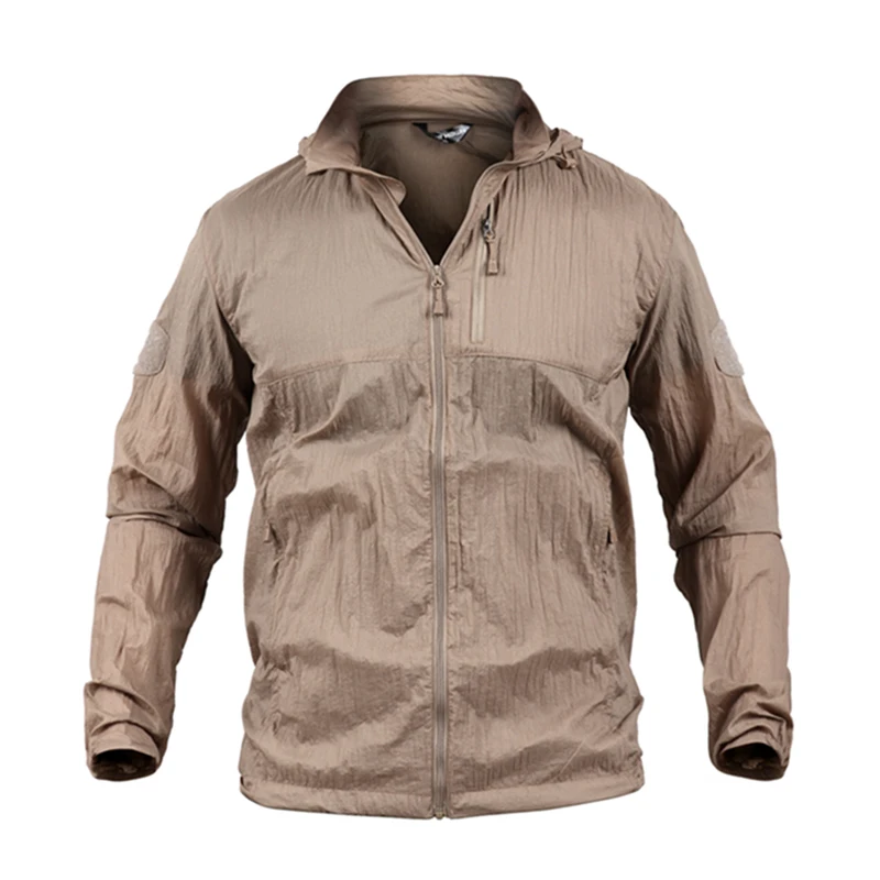 

Man Ultralight Skin Jackets Summer Portable Quick Dry Breathable Camouflage Waterproof Army Military Jacket Tactical Jacket Coat