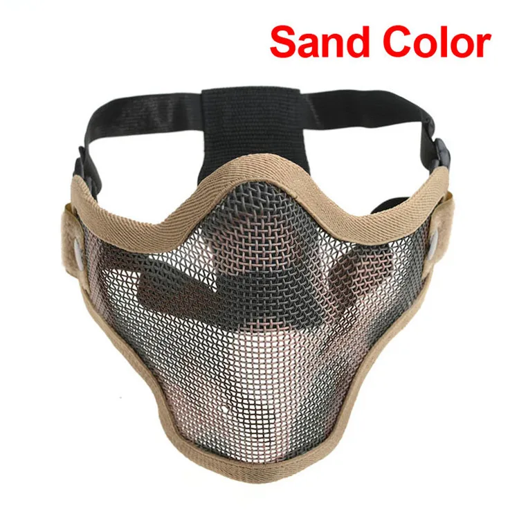 Защитная полулицевая маска в виде черепа с Aajustable Strap Airsoft Gear пейнтбольные маски|mask