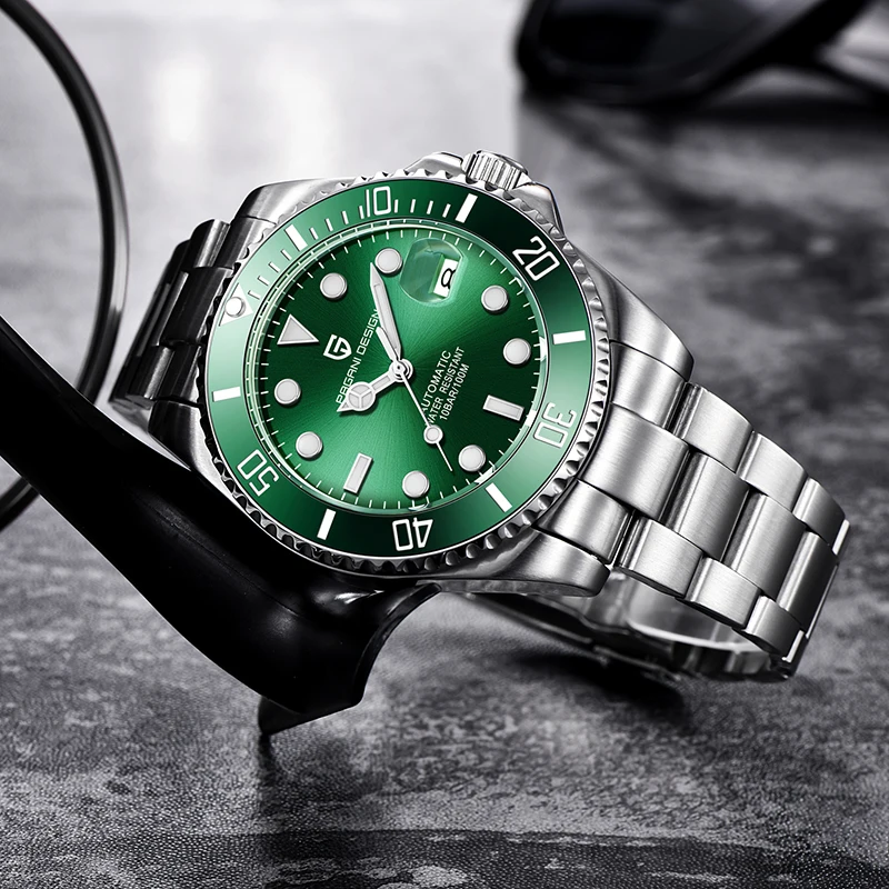 Часы наручные PAGANI Мужские механические брендовые Роскошные автоматические