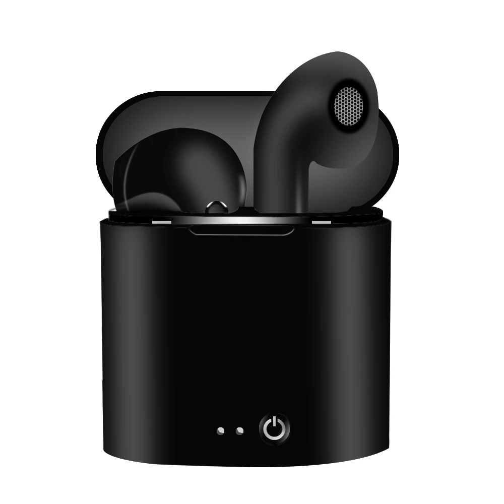 i7sWhite I7s TWS спортивные bluetooth-наушники с микрофоном, Беспроводная стереогарнитура, беспроводные наушники для iPhone X, Смартфон Xiaomi Sunsung - Цвет: i7sWhite