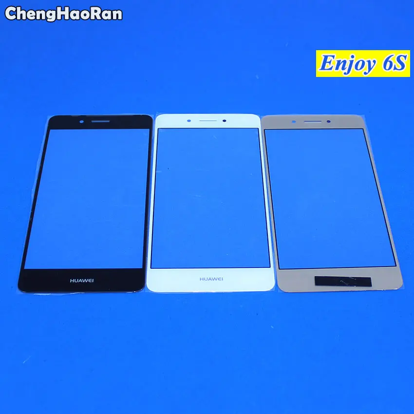 Переднее стекло ChengHaoRan для Huawei Enjoy 6 6s 7plus 5 0 дюйма сенсорный ЖК экран внешняя