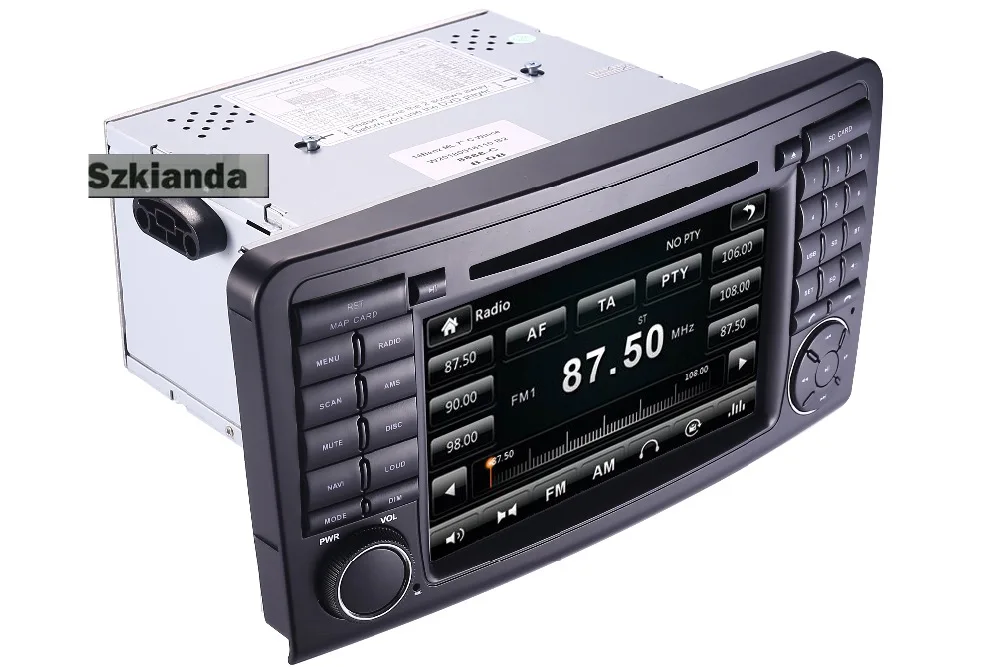 7-дюймовый сенсорный экран 2 din автомобильный dvd-плеер для Mercedes Benz ML GL CLASS W164 ML350 ML500