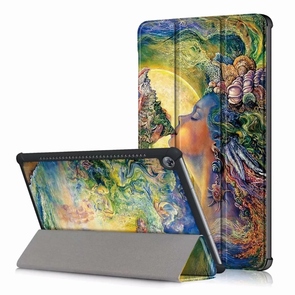Для Huawei Mediapad M5 10 8 чехлы для чехол CMR W09 AL09 флип Смарт авто Спящий кожаный с рисунком