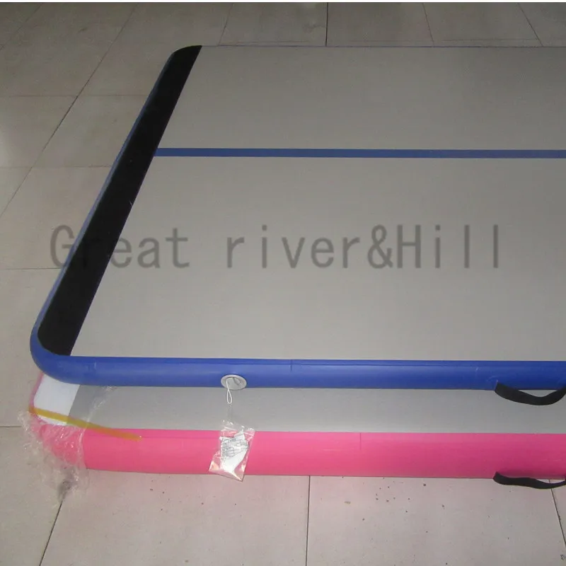 Гимнастический мат Great river hill надувной воздушный трек водонепроницаемый синий 10 м