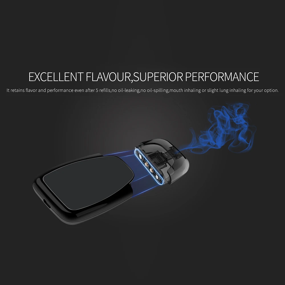 Starter kit PolarNight Beetles vape pen со встроенной батареей емкостью 370 мАч 1.5ohm в рулонах pk w10 pod