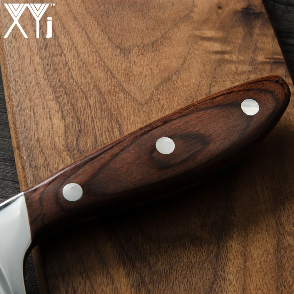 XYj 8 "дюймовый шеф повара Knfe 7" японский кухонный нож из нержавеющей стали 5 "Универсальный Кливер