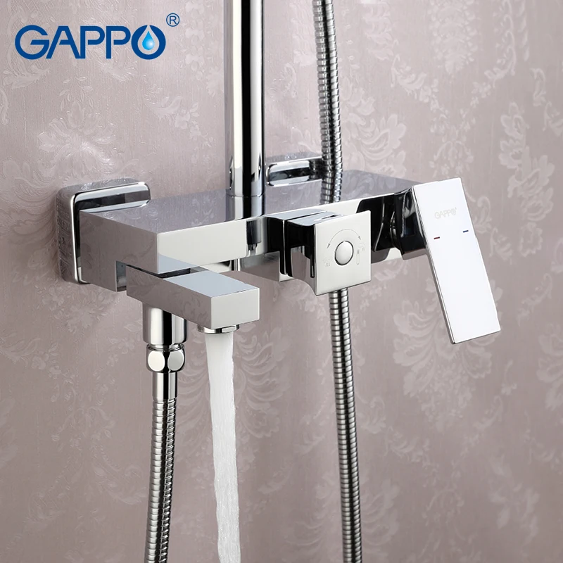 GAPPO смеситель для душа ванной комнаты набор из латуни настенный ванны|shower faucets|wall