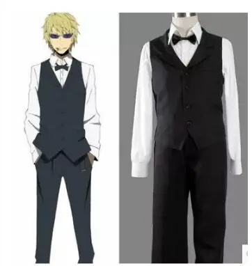 Аниме DuRaRaRa! Heiwajima Shizuo костюм для косплея Униформа бармена на заказ | Тематическая