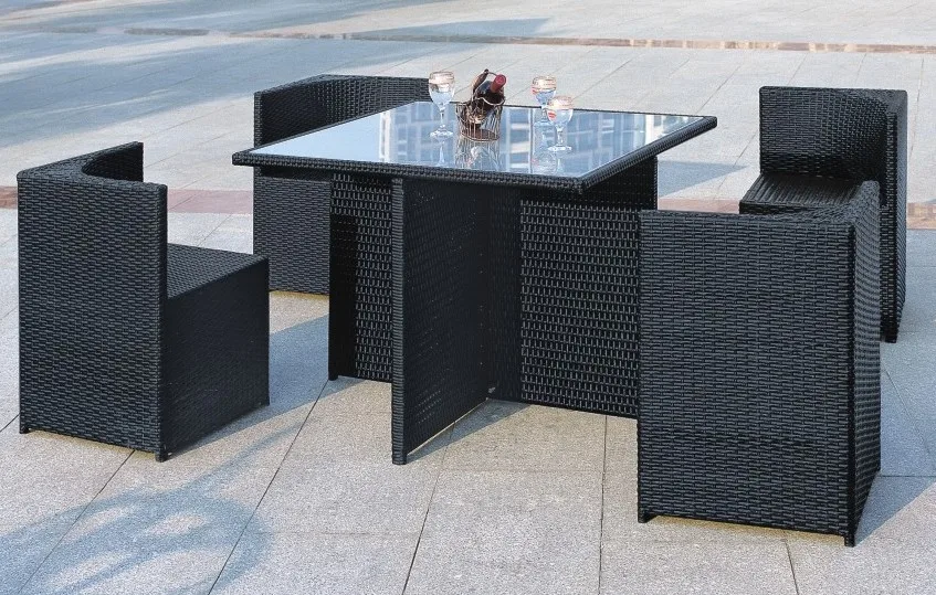 Высококачественный комплект уличной мебели из ротанга в современном стиле|rattan