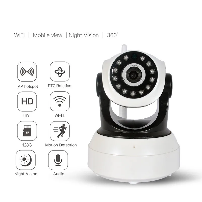 HYASIA IP Camera Wireless Home Security Surveillance Wifi Night Vision Smart CCTV Baby Monitor Video Nanny | Безопасность и защита