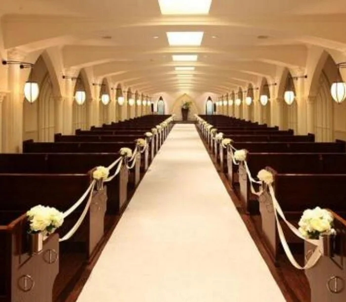 Праздничные принадлежности одноразовые белый/синий/красный прохода VIP ковровая