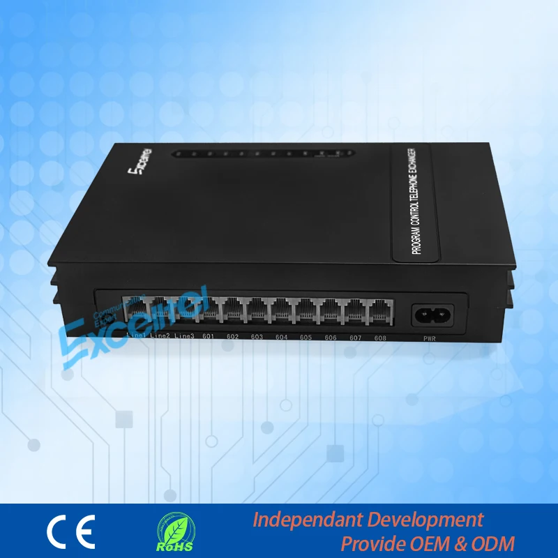 Simple Telephone System/ Mini PABX/Office PBX/ MD308/ 3 PSTN line 8 extension -Operation easily | Мобильные телефоны и