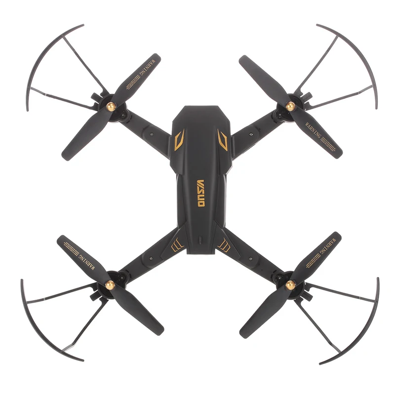 Складной Дрон VISUO XS809S 2.0мп широкоугольный Wi Fi FPV|Радиоуправляемые вертолеты| |