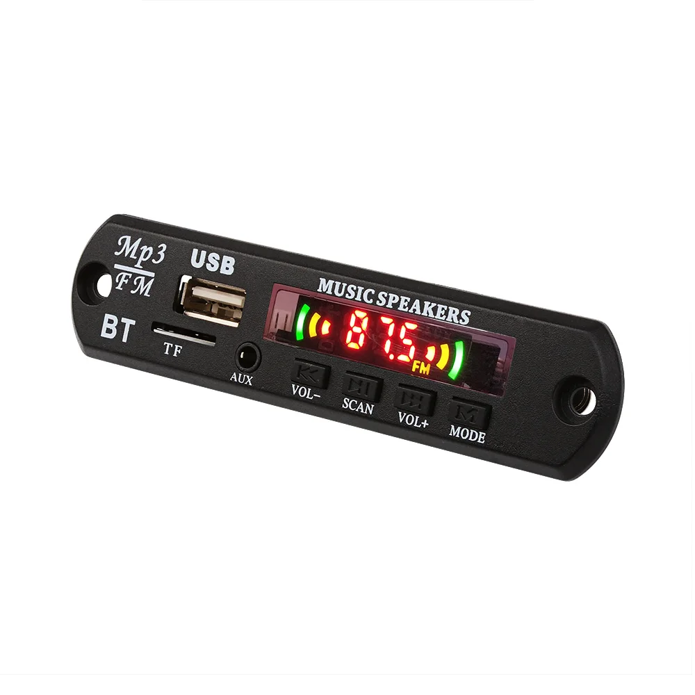 AIYIMA 12 в Bluetooth MP3 декодер цветной экран музыкальный плеер плата USB TF FM радио AUX для