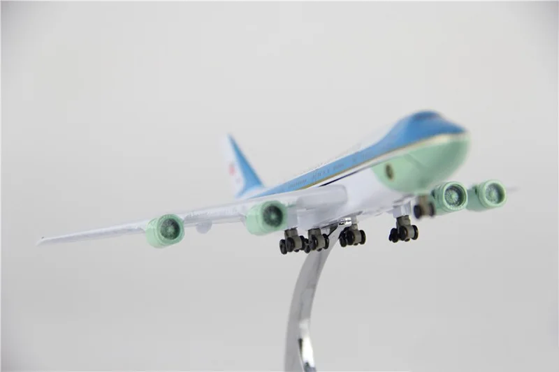 16 см 1:400 самолет Boeing B747-300 модель ВВС один с базовым сплавом самолет коллекционный дисплей игрушка модель