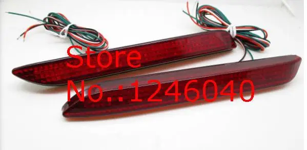 3LED Flowing flash Отражатель заднего бампера для Toyota EZ Innova Wish Harrier Camry Reiz Venza Allion Avalon Sienna CALDINA alphard Matrix - Испускаемый цвет: 3LED Flowing flash