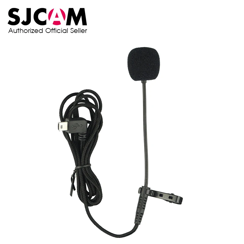 Оригинальные аксессуары SJCAM внешний микрофон с зажимом типа A/B для SJCAM SJ6 Legend/SJ7 Star/SJ360 Спортивная Экшн-камера
