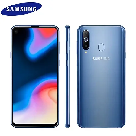 Мобильный телефон samsung Galaxy A8s SM-G8870 LTE, 6,4 дюймов, 6 ГБ ОЗУ, 128 Гб ПЗУ, четыре ядра, Snapdragon 710, четыре камеры, NFC, две sim-карты - Цвет: 6GB 128GB Blue