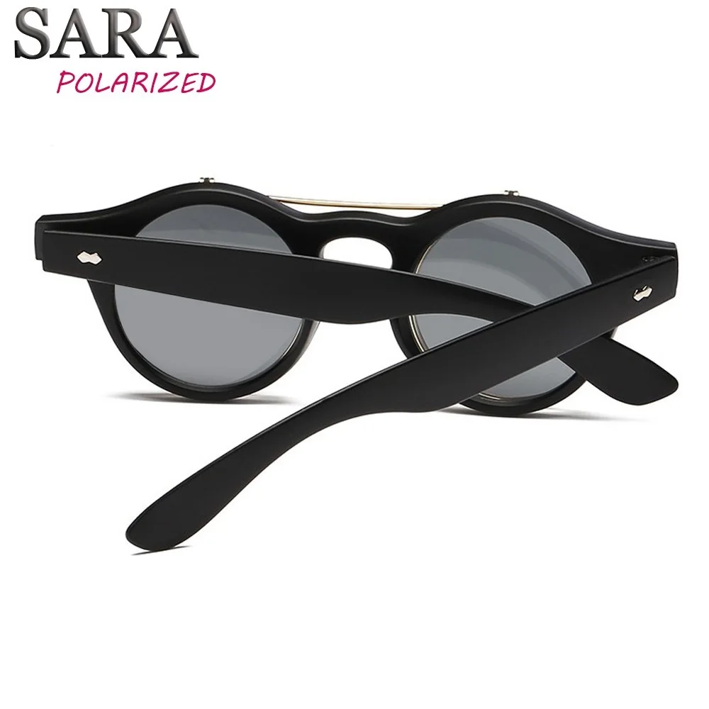 Солнечные очки SARA в стиле панк для мужчин и женщин UV400|Женские солнцезащитные
