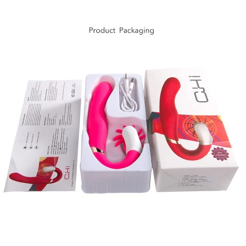 Лизание поцелуй нагревающий вибратор женский для вращения языка клитор