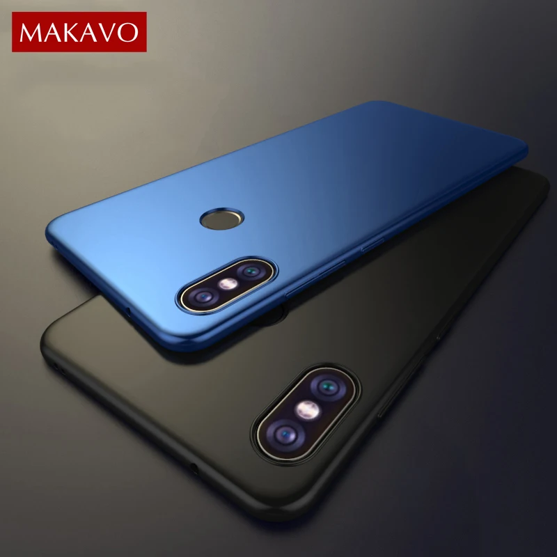 Чехол для Xiaomi Redmi Note 6 Pro тонкий матовый жесткий чехол из поликарбоната задней