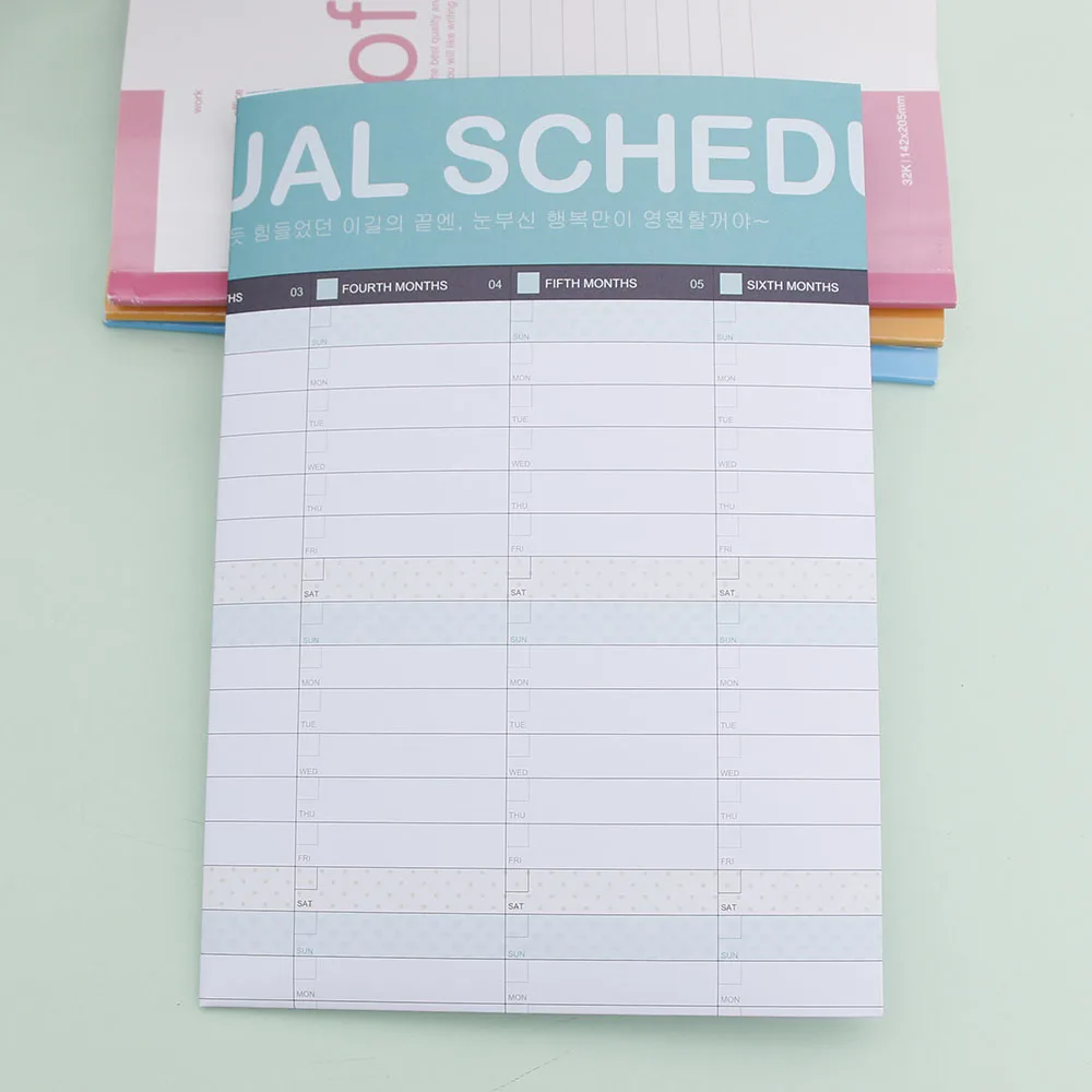 Высококачественные календари планировщик книга дневник на 365 дней школьные