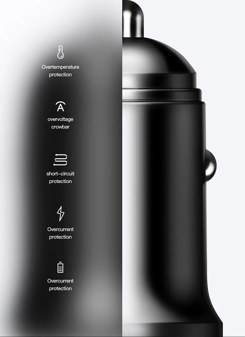 ESSAGER Быстрая зарядка двойной зарядное устройство USB для iPhone xs для samsung для Xiaomi Mini USB быстрая зарядка автомобиля зарядное устройство для мобильного телефона