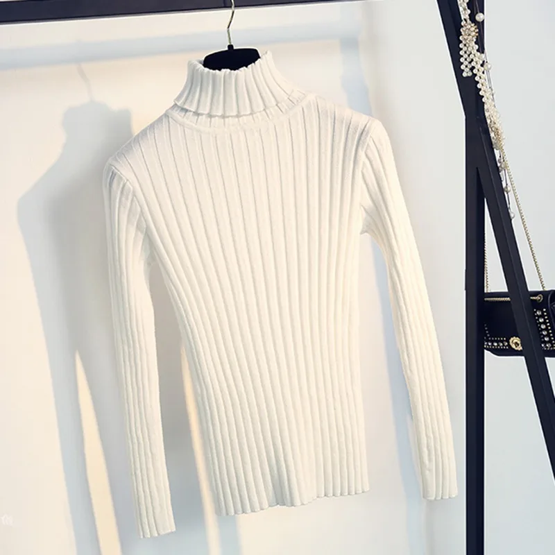 Осенне-зимний свитер Женский пуловер с длинным рукавом Женские базовые свитера