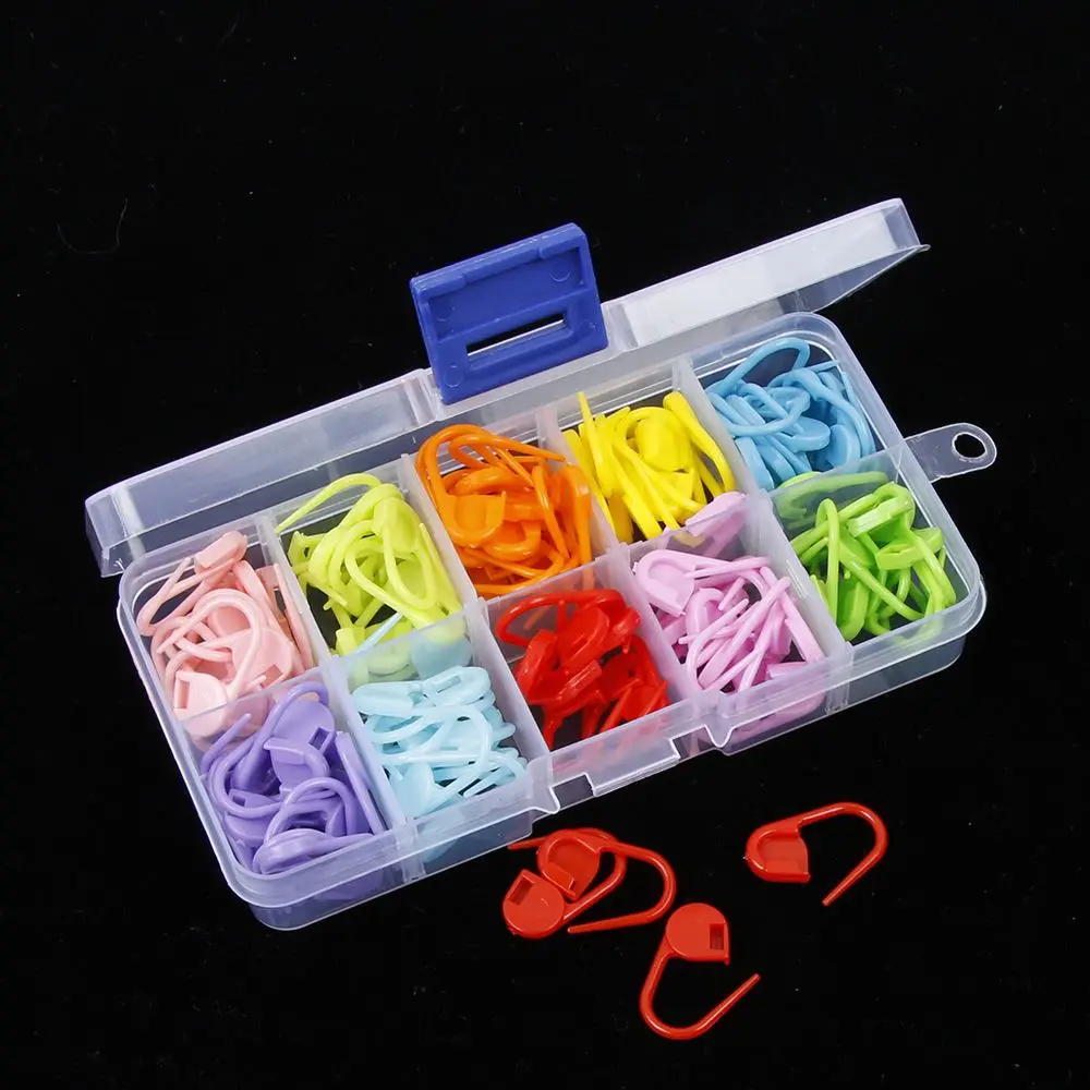 120 шт. удивительные Вязание крючком для вязания стежка иглы клип маркеры