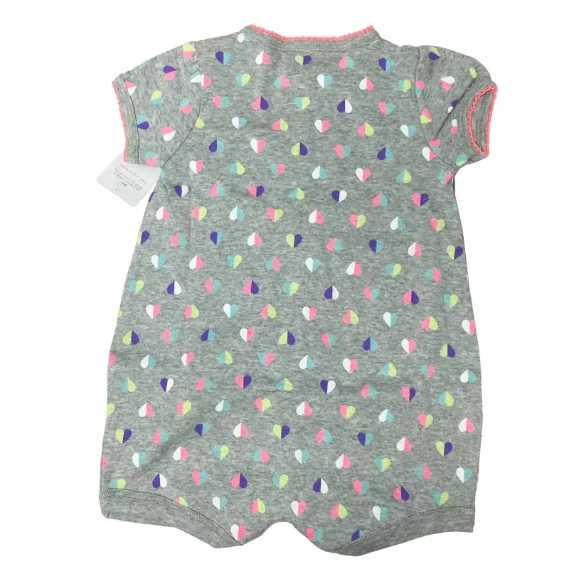 Натуральный хлопок для маленьких девочек Ползунки новорожденных до 6