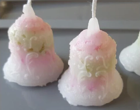 Силиконовая 3D форма для мыла Рождественский колокольчик ручная работа