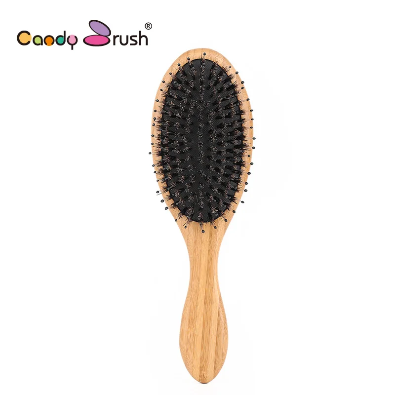 Натуральной щетиной деревянная волосы вентиляционные Кисточки Овальный волос