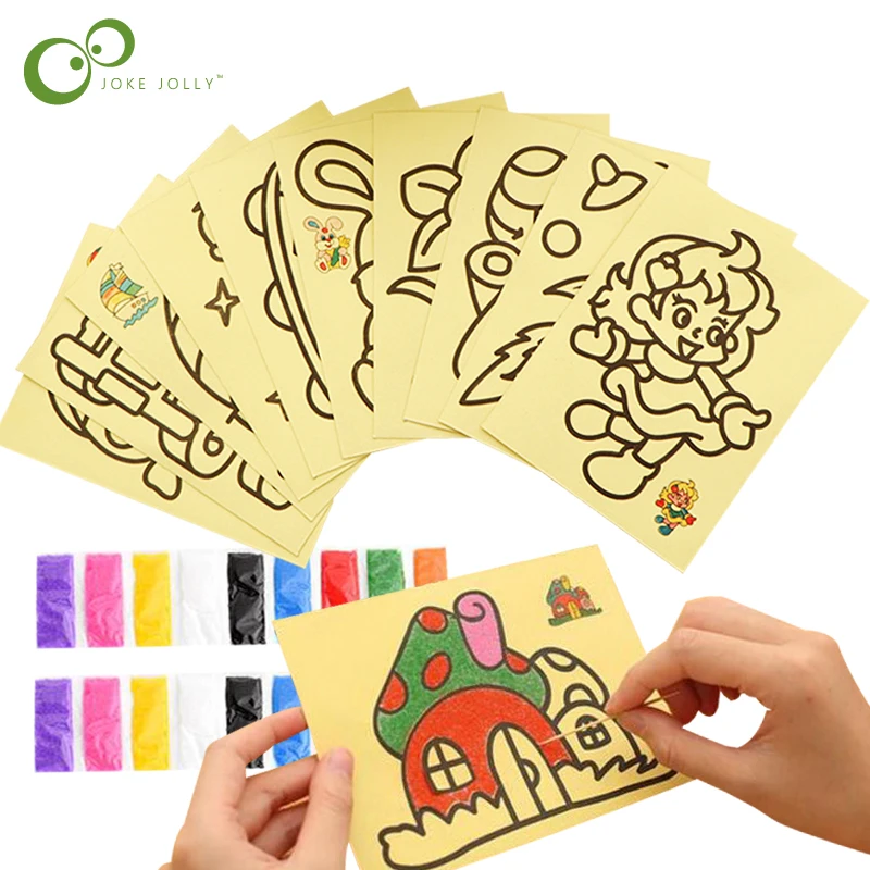 5 комплектов Детские разноцветные игрушки для рисования 9 цветов|Юный художник| |