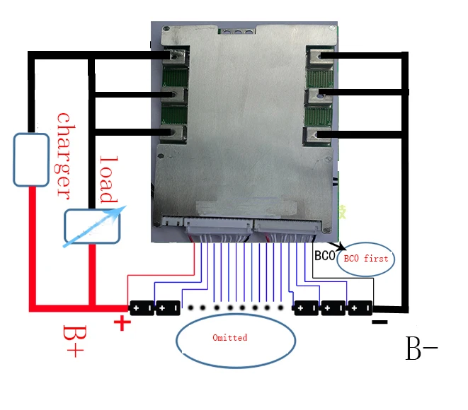 28S 100A смарт плата lipo литий полимерная BMS/PCM/PCB защита батареи для 18650 ионных батарей