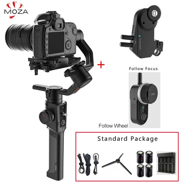 add focus n wheel Gudsen Moza Air 2 DSLR Камера стабилизатор 3-осевой портативный монопод с шарнирным замком штатив «стедикам» для sony цифровой зеркальной камеры Canon Nikon GH4 PK DJI Ronin S Moza Air 2 - Цвет: add focus n wheel