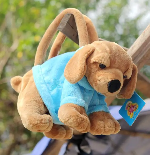 22 см сумка кошелек из мультфильма мягкого плюша Пудель для собак с набивным