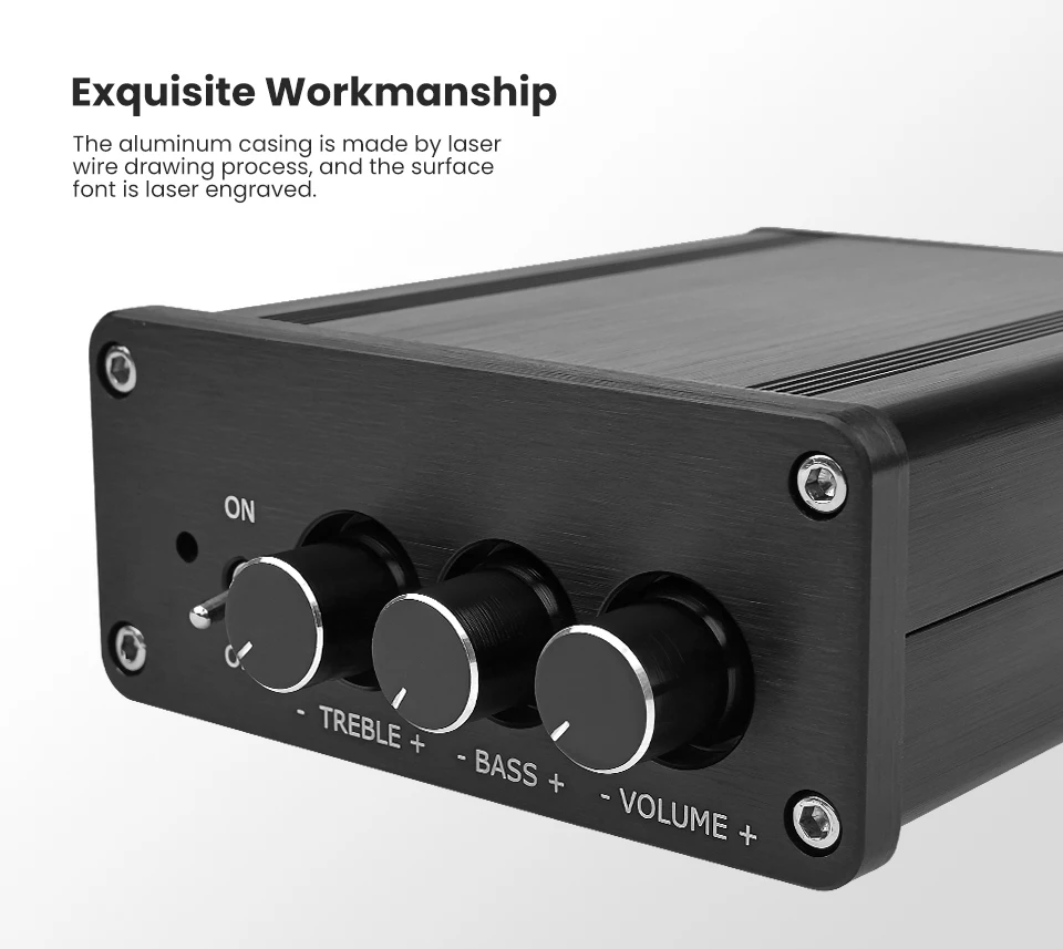 AIYIMA 100 Вт* 2 мини Hi-Fi TPA3116 2,0 канальный усилитель мощности Цифровой усилитель аудио стерео музыкальный усилитель класса D усилитель звука