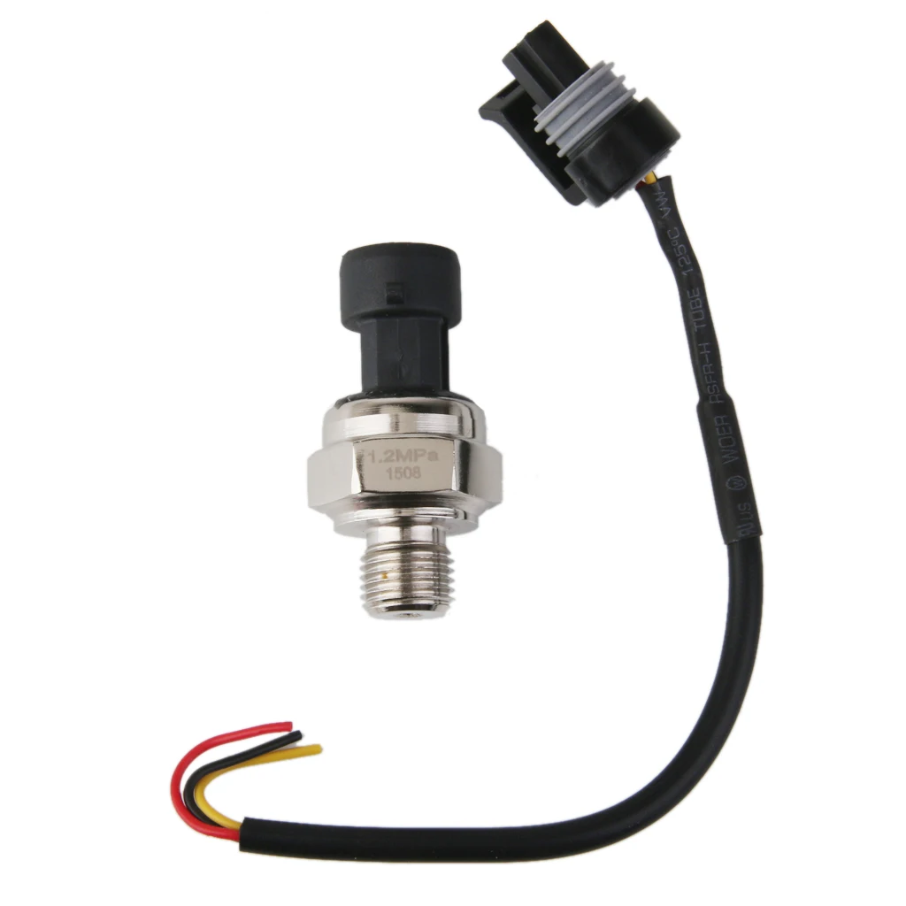 

G1/4 Pressure Transducer Sensor 0-1.2 MPa for Oil Fuel Diesel Gas Water Air Pressure Transducer Dropshipping