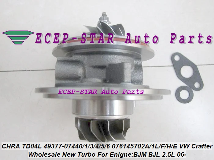 Турбокартридж CHRA TD04L 49377-07440 49377-07401 49377-07406 076145701F 076145701E для VW Crafter 2006- BJM BJL R5 LT3 2.5L |