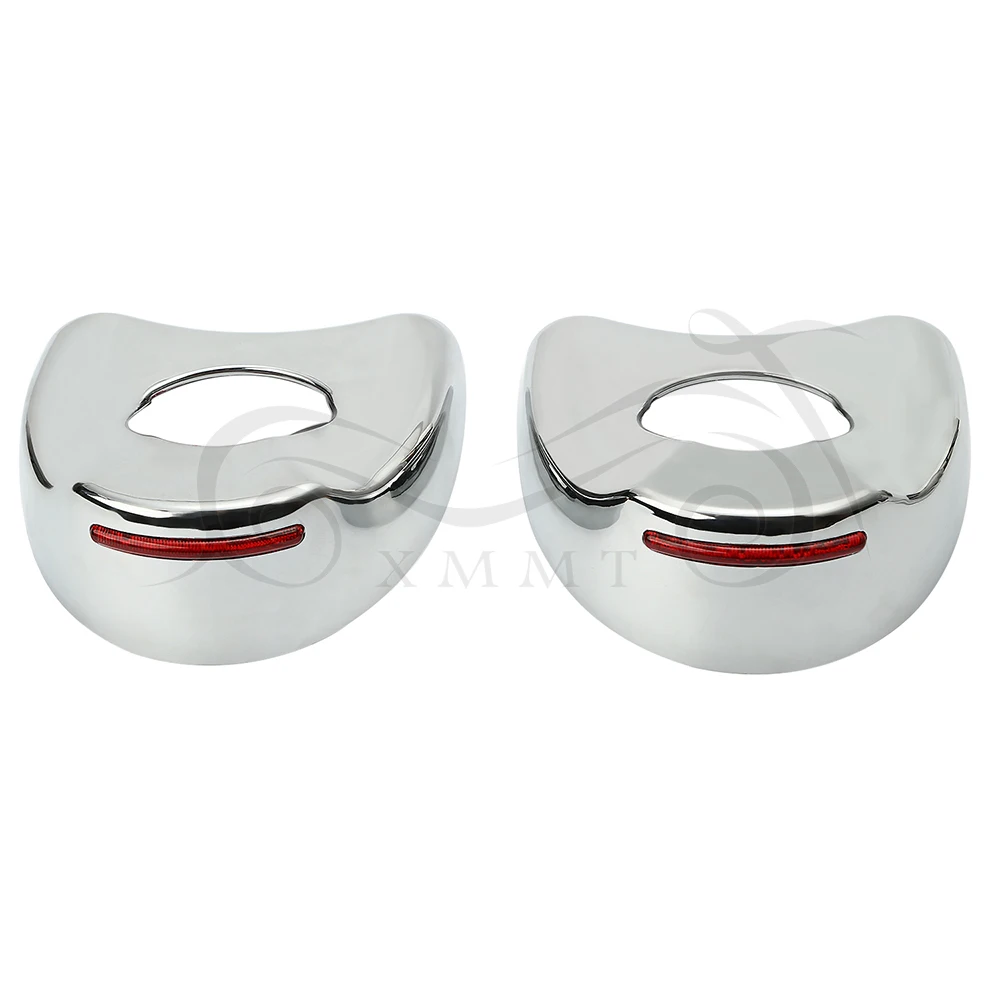 Мотоциклетные Обтекатели крепления зеркала красные светодиодные лампы крышки