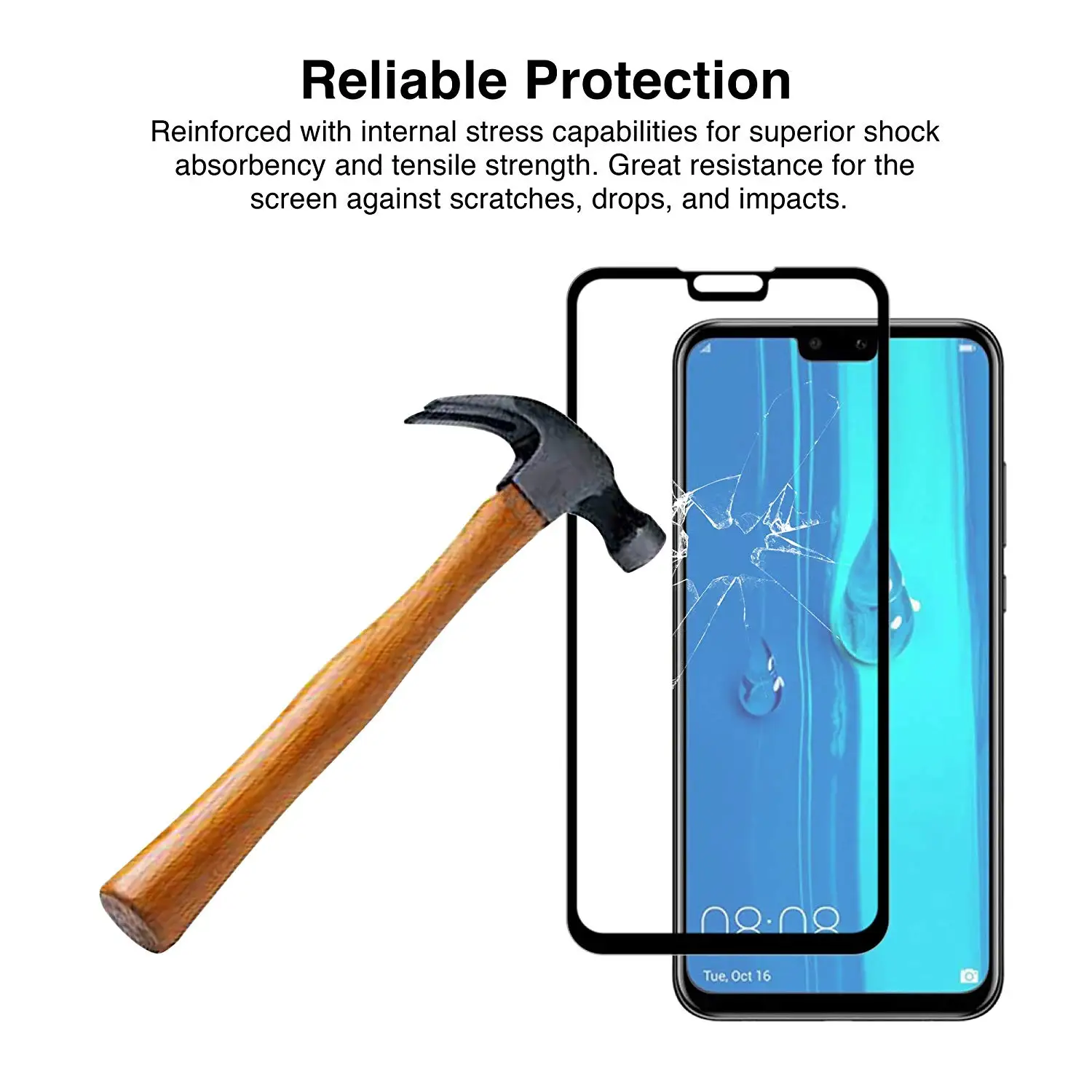 Для Huawei Y9 2019 закаленное стекло для 2018 Защитная пленка экрана телефона Enjoy 8 9 Plus