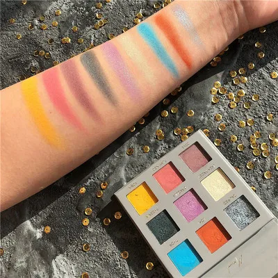 01 9 colorprofrofessional тени для век Палитра матовый блеск легко носить тени для век Палитра Maquiagem Макияж Палитра теней для век - Цвет: 01