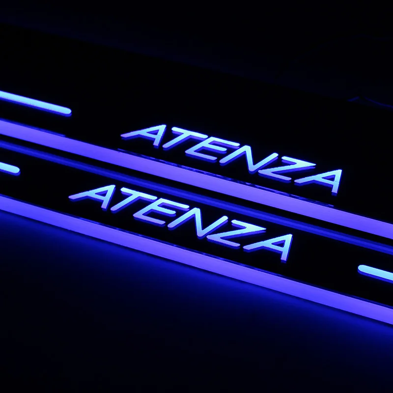 4 шт. движущийся светодиодный светильник для автомобиля Накладка на порог