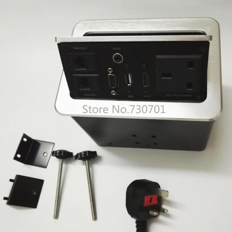 Многофункциональная Мебель Скрытая газовая алюминиевая панель открытая розетка